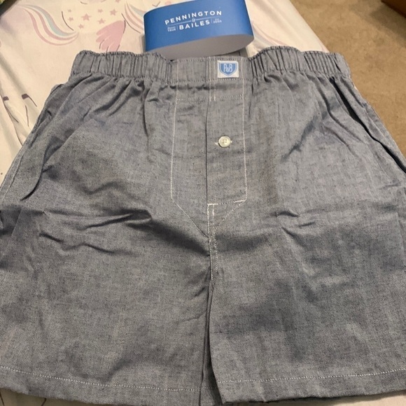 Pennington & Bailes Cotton Boxer Shorts - Picture 1 of 5